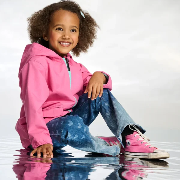 Hatley Pink Reveal Butterflies Microfiber Rain Coat